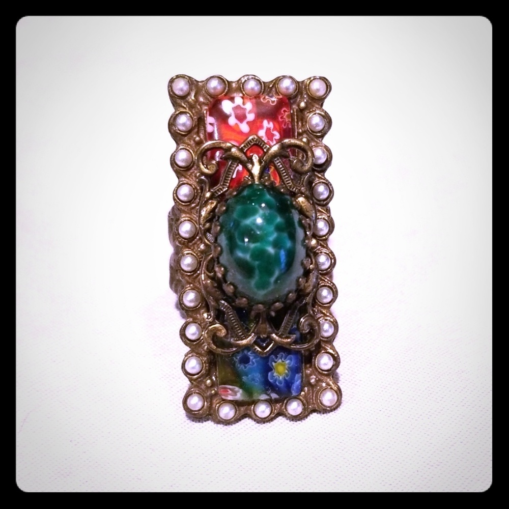 Unique Vintage adjustable ring